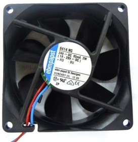 Фото 1/7 8414NG, 8400 N Series Axial Fan, 24 V dc, DC Operation, 69m³/h, 2W, 83mA Max, 80 x 80 x 25mm