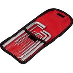 12311, Набор ключей имбусовых HEX, 1,5-12 мм, CrV, 10 шт., удлиненные с шаром ...