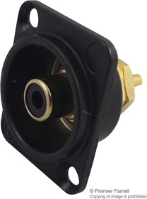 Фото 1/2 NF2D-B0, Panel Mount RCA Socket With Gold over Nickel Plated Contacts, 16A
