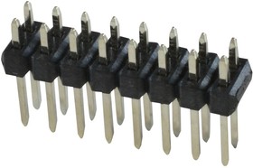 10-89-7322, Pin Header, Плата - к - плате, 2.54 мм, 2 ряд(-ов), 32 контакт(-ов), Through Hole Straight