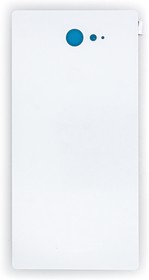 Фото 1/2 Задняя крышка аккумулятора для Sony Xperia M2 D2303, Xperia M2 Dual D2302 белая