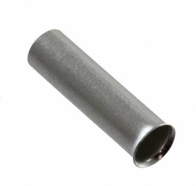 2388.0/100, Silver (Non-Insulated) Wire Ferrule Connector 10 AWG (6.00mm²) Single Wire
