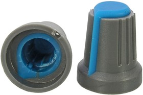 Фото 1/2 RR4817 (6mm круг синий), Ручка для потенциометра