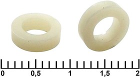 Фото 1/2 ф7-4x2, Втулка пластиковая , внешний диаметр 7 мм, внутренний диаметр 4 мм, длина 2 мм