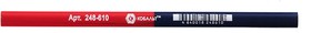 Фото 1/4 Строительный карандаш 2-хцветный, красный/синий 180 мм 1 шт. 248-610
