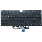 Клавиатура для ноутбука Huawei MagicBook HBL-W29 черная, плоский Enter ...