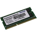 Модуль памяти Patriot DDR3 SO-DIMM 4Gb 1600МГц CL11 (PSD34G16002S)