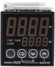 Фото 1/3 E5C-BR1PD AC/DC24, E5CB PID Temperature Controller, 48 x 48mm, 1 Output Relay, 24 V ac/dc Supply Voltage ON/OFF