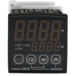 E5CB-R1TC AC100-240, E5CB PID Temperature Controller, 48 x 48mm 1 Input, 1 Output Relay, 100 → 240 V ac Supply Voltage ON/OFF