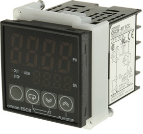 Фото 1/4 E5C-BR1TCD AC/DC24, E5CB Panel Mount PID Temperature Controller, 48 x 48mm, 1 Output Relay, 24 V ac/dc Supply Voltage ON/OFF, PID