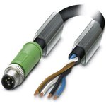 1408813, Sensor Cables / Actuator Cables SAC-4P-M12MST/ 2,0-PUR