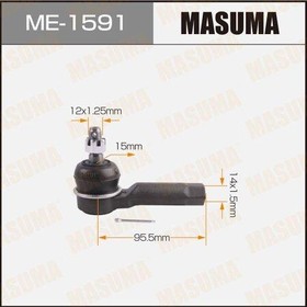 ME-1591, Наконечник рулевой Mazda Familia 98-07, 323 (BJ) 98-04, 626 (GE, GF) 91-02-, MPV (LW) 99-06 MASUMA