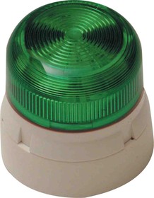Фото 1/2 QBS-0050, Green Flashing Beacon, 12 V dc, 24 V dc, Base Mount, Xenon Bulb, IP65