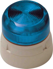 Фото 1/3 QBS-0030, Blue Flashing Beacon, 230 V ac, Base Mount, LED Bulb, IP65