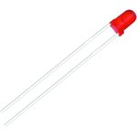 MP006834, Светодиод, Красный, Сквозное Отверстие, T-1 (3mm), 20 мА, 1.9 В, 637 нм