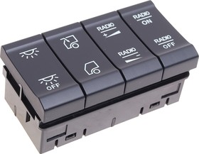 DZ9L149584684, Блок SHACMAN SHAANXI X6000 кнопок панели приборов (освещение и радио) OE