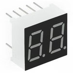 KW2-361ASB, Дисплей: LED, 7-сегментный, 9,2мм, 0,36", II.зн: 2, красный, анод