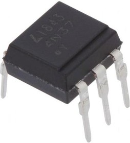 Фото 1/2 4N37, Transistor Output Optocouplers PTR 100%, 1.5KV