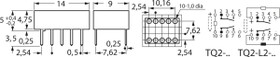 Relay, 2 Form C (NO/NC), 5 V (DC), 178 Ω, 1 A, 110 V (DC), 125 V (AC), monostable, TQ25ULCSAD