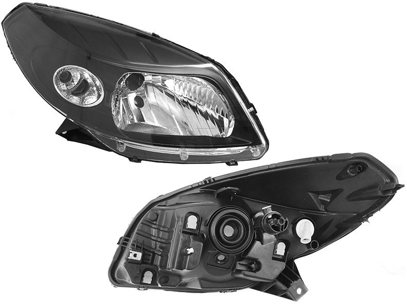 Фара Renault Sandero Stepway 10-14 (Справа/ Галоген/ Ручная регулировка)