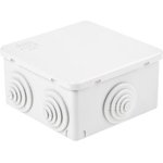 00810 M008100000, Grey Thermoplastic Junction Box, IP44, 80 x 80 x 40mm