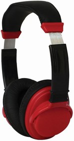 PSG08462, Hi-Fi Headphones with Stainless Steel Headband - Red