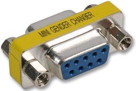 PSG90321, 9-Way D Female to Female Low Profile Gender Changer
