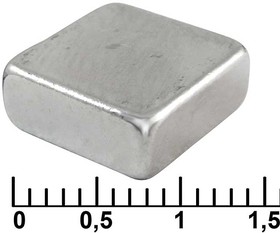 B 10x10x4 N35, Магнит B 10x10x4 мм, класс N35, квадратный