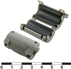Фото 1/2 ZCAT2032-0930 (grey), Фильтр ферритовый на провод ZCAT2032-0930, серый, в корпусе