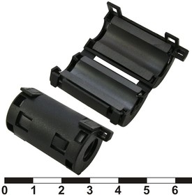Фото 1/2 ZCAT2032-0930-BK (black), Фильтр ферритовый на провод ZCAT2032-0930-BK, чёрный, в корпусе