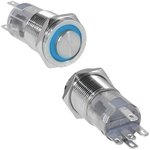 LAS2GQPH-11E/B/N on-(on), Кнопка антивандальная LAS2GQPH-11E/B/N, ON-(ON) ...