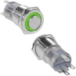 LAS2GQPH-11E/G/N on-(on), Кнопка антивандальная LAS2GQPH-11E/G/N, ON-(ON) ...