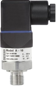 12719286, A-10 Series Pressure Sensor, 0bar Min, 16bar Max, Current (2-Wire) Output, Gauge Reading