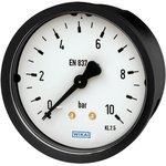 G 1/4 Analogue Pressure Gauge 1.6bar Back Entry, 30811899, 0bar min., 111.16