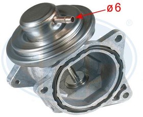 555060, Клапан, рециркуляция ОГ VW PASSAT 1.9TDi/2.0TDi 04-10