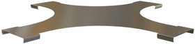 Hyperline RST-CCX-300- 15-0,8-R100-SZ Крышка ответвителя X-образного горизонтального плавного 300x15 R100-0,8 мм