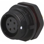 SP1312/S5, Panel-mount socket, Socket, 5 Contacts, 5A, 180V, IP68