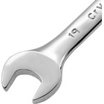 15424, Набор ключей комбинированных, 6 - 22 мм, 9 шт., CrV, полированный хром