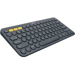 920-007584, Logitech Keyboard K380 Dark Grey Wireless Bluetooth, Клавиатура