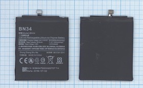 Аккумуляторная батарея (аккумулятор) BN34 для Xiaomi Redmi 5A 3.8V 11.17Wh (2900mAh), ОЕМ | купить в розницу и оптом