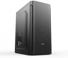 CBR PCC-MATX-MX10-WPSU Корпус mATX Minitower MX10, без БП, 2*USB 2.0, HD Audio+Mic, Black
