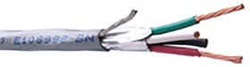Фото 1/2 4302FE.00100, Control Cable, 4 Cores, 0.82 mm², Screened, 100m, Grey LSZH Sheath, 18 AWG