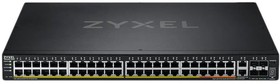 ZX-XGS2220-54-EU0101F, Коммутатор L3 Access Zyxel NebulaFlex Pro XGS2220-54, rack 19", 48xRJ-45: 1G, 2xRJ-45: 1/2.5/5/10G, 4xSFP+, стекируем