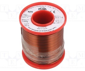DN2E1,60-1KG, Coil wire; double coated enamelled; 1.6mm; 1kg; -65?200°C