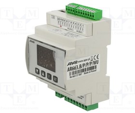 AR663.B/P/P/P/WU, Module: dual channel regulator; relay; OUT 2: relay; OUT 3: relay