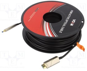 D3742P-40.0, Cable; HDCP 2.2,HDMI 2.0,optical; HDMI plug,both sides; PVC; 40m