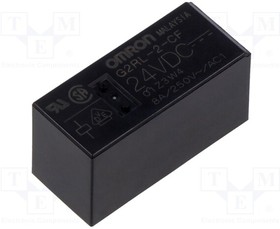 G2RL-2-CF-DC24, Relay: electromagnetic; DPDT; Ucoil: 24VDC; Icontacts max: 8A; PCB