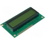 RC1602A-YHW-CSV, Дисплей: LCD, алфавитно-цифровой, STN Positive, 16x2, LED, PIN: 16