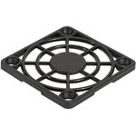 EG-050PSB, Решетка для вентилятора, 50х50 мм, пластиковая, квадратная, черная