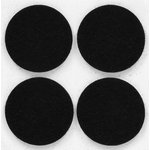 Протекторы защитные из фетра черные 38мм, 24349